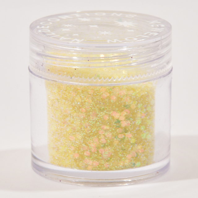 Nail Art Mixed-Size Flake Powder Hexagon Iridescent Chunky Hexagon Sequins Broken Flake For Manicure Glitter Nail Flake