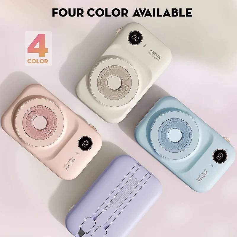 

Wireless Power Bank 10000 mAh Mini Power Bank Fast Charging Powerbank Dual-line Charging Treasure Outdoor Mobile Power Supply