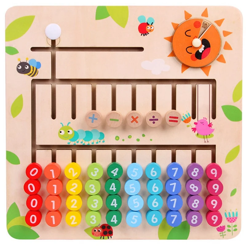 Раннее детство Дети Математика Образование Обучающие приспособления сложение и вычитание расчет игрушка учение граф раннее е