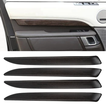 

4Pcs Oak Wood Grain Interior Door Panel Decoration Cover Trim for Land Rover Discovery 5 2017-2018 Accessories Interior ABS