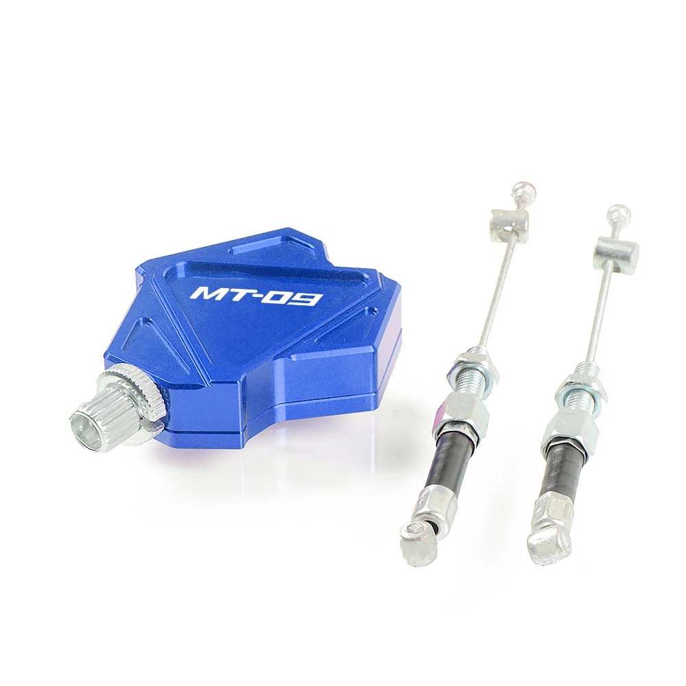 Blue Для Yamaha MT-09 MT09 MT 09 2000- аксессуары для мотоциклов CNC алюминиевый трюк рычаг сцепления легко тянет кабель система мотокросса - Цвет: Blue