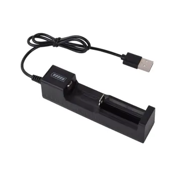 

Universal 1 slot Battery USB Charger adapter LED Smart Chargering for Rechargeable Batteries Li-ion 18650 26650 14500