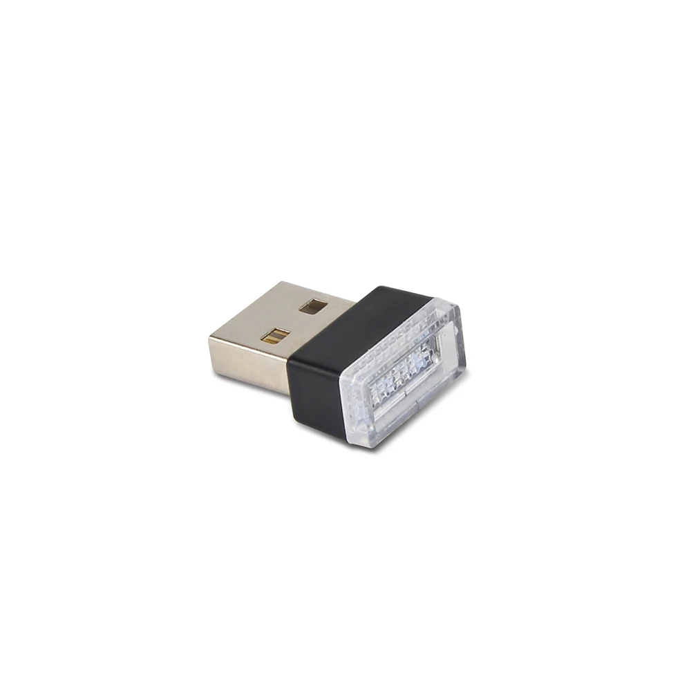 H2CNC гибкий мини USB светодиодный светильник, красочная лампа для автомобиля, аксессуары для атмосферных ламп
