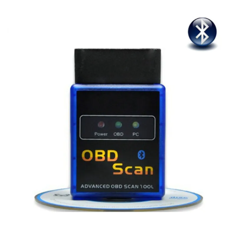 C04B Мини Автомобильный диагностический Elm 327 Obd 2 OBDII Bluetooth ELM327 v2.1 обнаружения неисправностей автомобиля Obd2 сканер диагностический инструмент launch