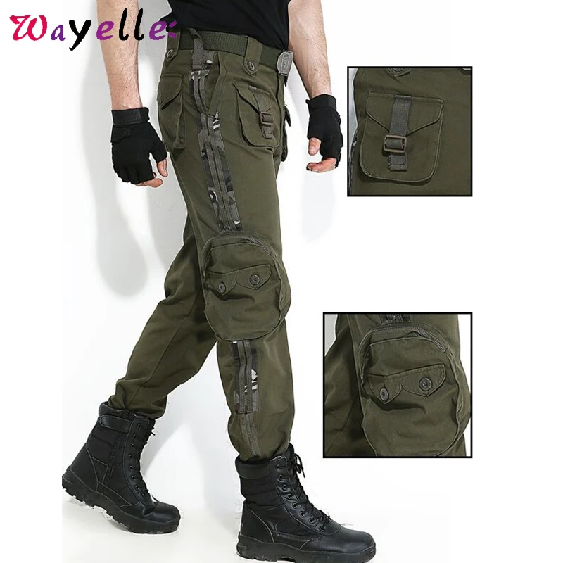 

Military Cargo Pants Men Camouflage Cotton Pants Brand Tactical Clothing Casual Army Cargo Pants Men Streetwear Pants Men