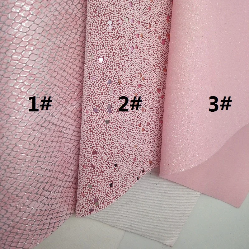 Розовый жемчуг блестящая ткань, Металлическая Змея искусственная ткань, синтетическая кожа ткань листы для лука A4 21x29 см мерцание XM878