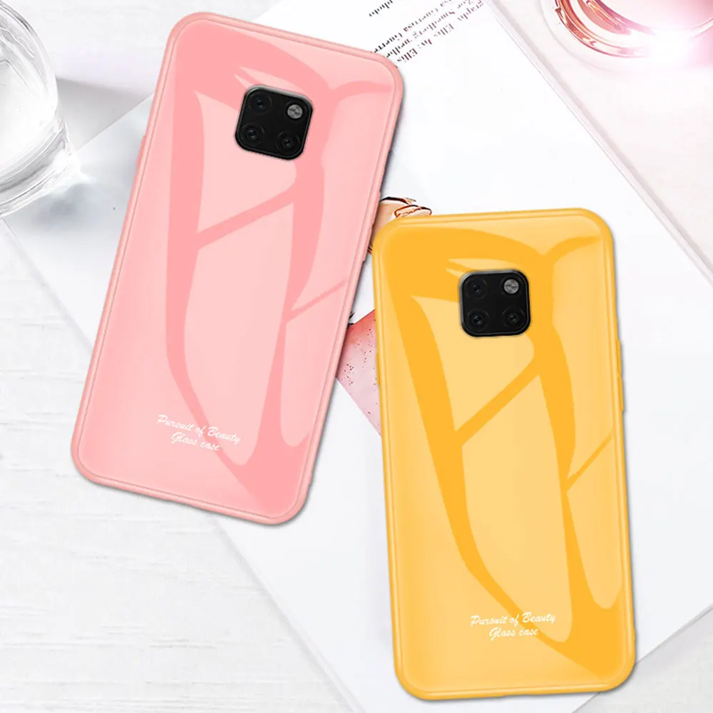 KISSCASE чехлы с закаленным стеклом для huawei mate 20 pro 10 Lite задняя крышка P30 Pro чехол Coques |