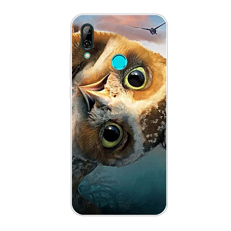 Серебристый Чехол для huawei P Smart, модный силиконовый мягкий чехол для huawei P Smart, Бампер для huawei P Smart - Цвет: Серебристый