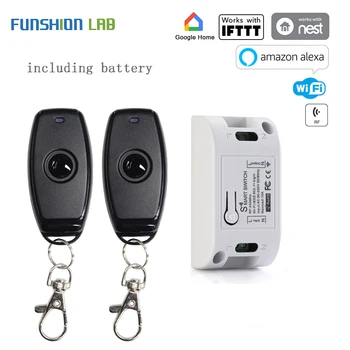 

New WIFI 433Mhz Remote Control Smart Switch AC90-250V Intelligent Receiver For Smart Home DIY Led Lamp Light Switches 10A 2200W