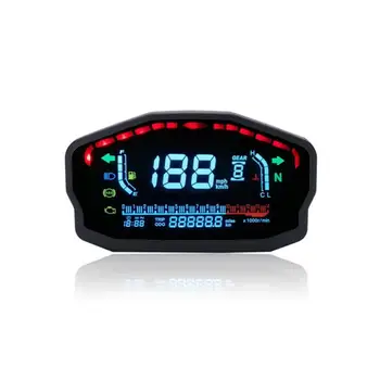 

For 1,2,4 Cylinders Motorcycle Universal LED LCD Speedometer Digital Backlight Odometer General Motorcycle Accessories