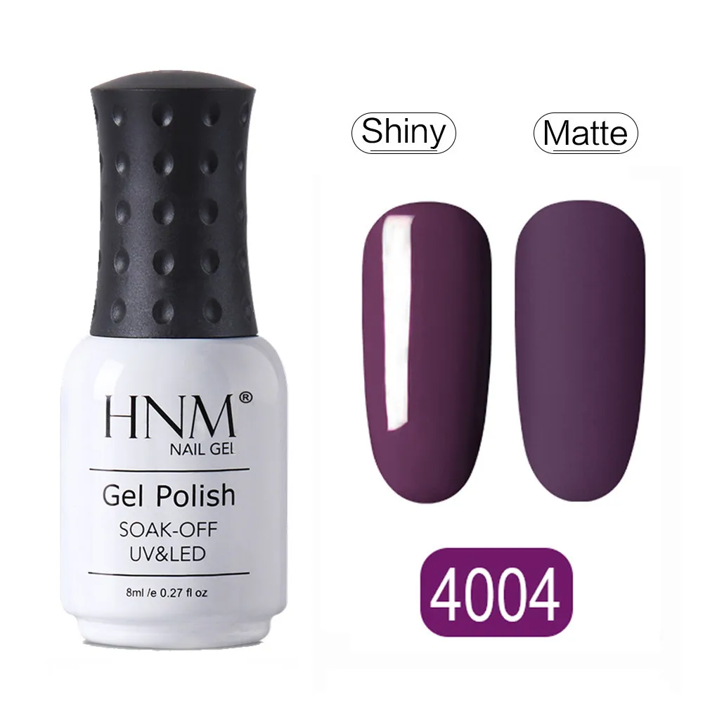 GJS4004 HNM 8 мл jam серия УФ-гель для ногтей Блестящий/матовый эффект дизайн ногтей замочить от матового верхнего покрытия светодиодный Полупостоянный Гель-лак - Цвет: GJS4004