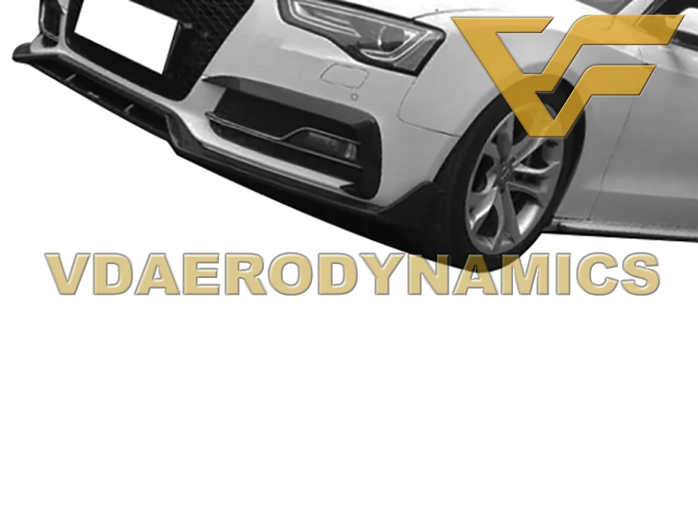Подходит для 12-16 17-19 Audi A5 S5 A5 с Sline VAD-K из углеродного волокна передний губной разветвитель Бампер Комплект-2 стиля на выбор