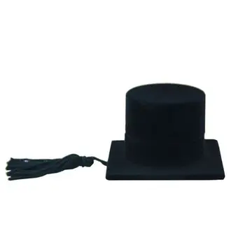 

Bachelor's Hat Jewelry Box Storage Case Ring Holder for Graduation Ceremony R9JE