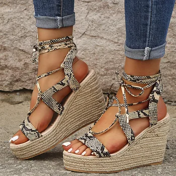

2020 Women Shoes Ankle Strap Summer High Wedges Heel Sandals Fashion Open Toe Platform Elevator Women Sandals Shoes Ladies