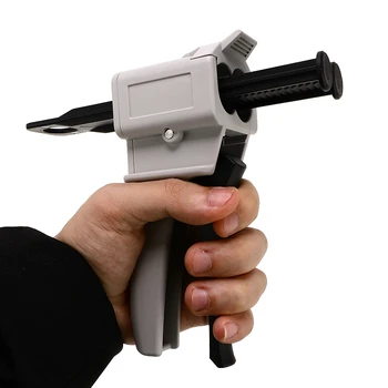 

50ml Caulking Gun Hand Tool AB Epoxy Glue Gun Applicator Glue Adhensive Cartridge Gun 1:1 AB Glue Manual Glue Dispenser Gun