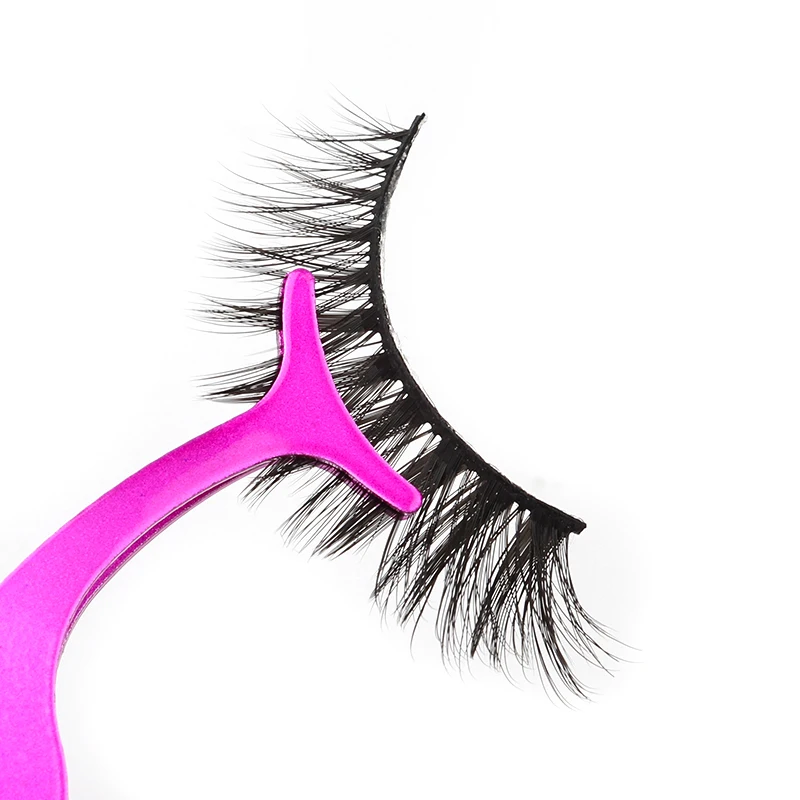 False Eyelash 1pc Tweezers False Eyelashes Applicator Eyelash Extension Curler Nipper Auxiliary Clamp Makeup Forceps Tools