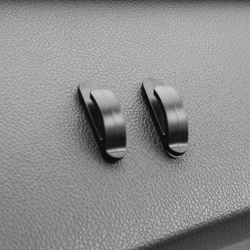 

New Style High Quality 2Pcs Convenient Black Auto SUV Car Truck Self Adhesive Hook Hanger Bag Purse Organizer Holder