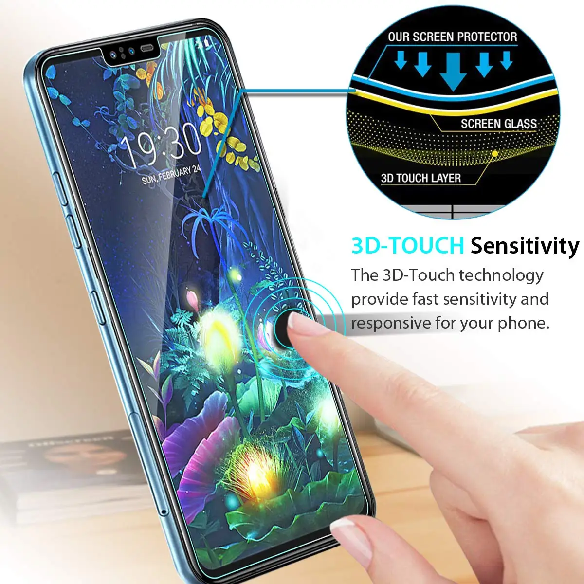 Для LG V50 ThinQ 5G стеклянная пленка 9H HD Тонкий Полный Клей Защитная пленка для экрана для LG V50 закаленное стекло для LG V50 пленка для телефона