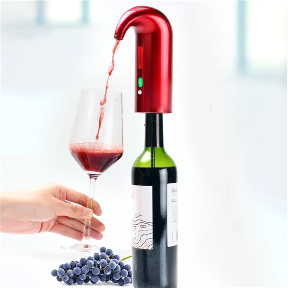Ricarica Usb Aeratore Per Vino Dispenser Decanter Auto Elettrico Decanter Per Vino Aeratore Versatore Per Vino Rosso Decanter Strumenti Da Bar Portati