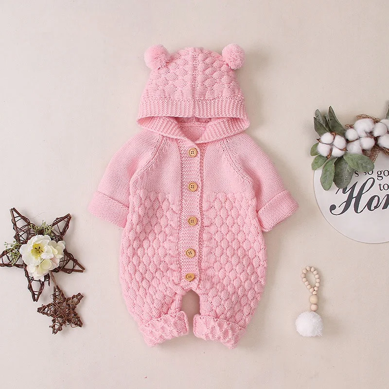 CROAL CHERIE Knitted Baby Romper Long Sleeve Jumpsuit Winter Infant Outfits Baby Autumn Newborn Baby Boy Girl Clothes (13)
