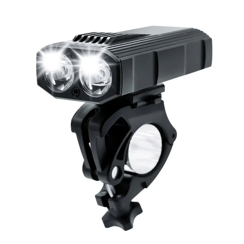 KB17 No Taillight Велосипедный светильник, заряжаемый от USB, 3000 мА/ч, велосипедный светильник для езды на велосипеде, MTB, налобный фонарь, светодиодный светильник-вспышка, водонепроницаемый, для кемпинга, переносные фонари - Цвет: KB17 No Taillight