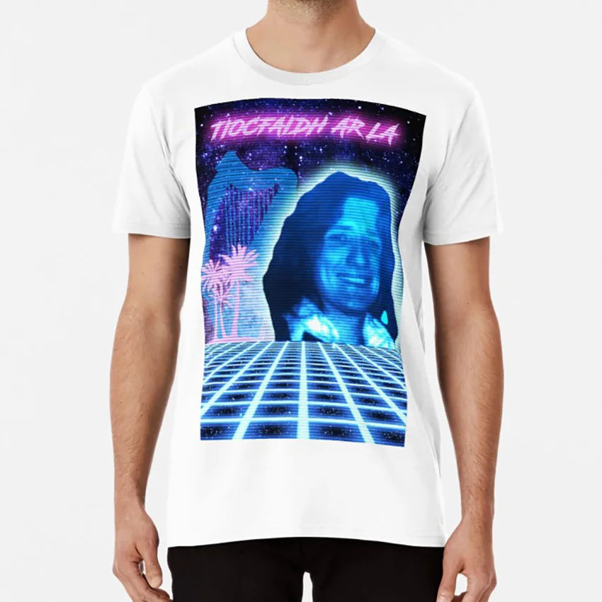 Белый Футболка Bobby Sands art synth synthwave bobby sands ira, Ирландская национальная армия, ирландские проблемы - Цвет: Белый