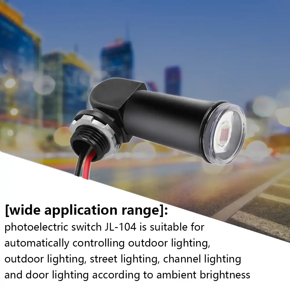 100-120V Waterproof LED Lighting Switch Auto Photoelectric Detector JL-104A 100-120V Waterproof LED Lighting Switch Auto Photoelectric Detector JL-104A