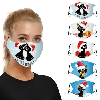 

Mascarilla Christmas Face Mask Fashion Mouth Masks For Protection Face Masks Washable Earloop Mask Mouth Caps Washable