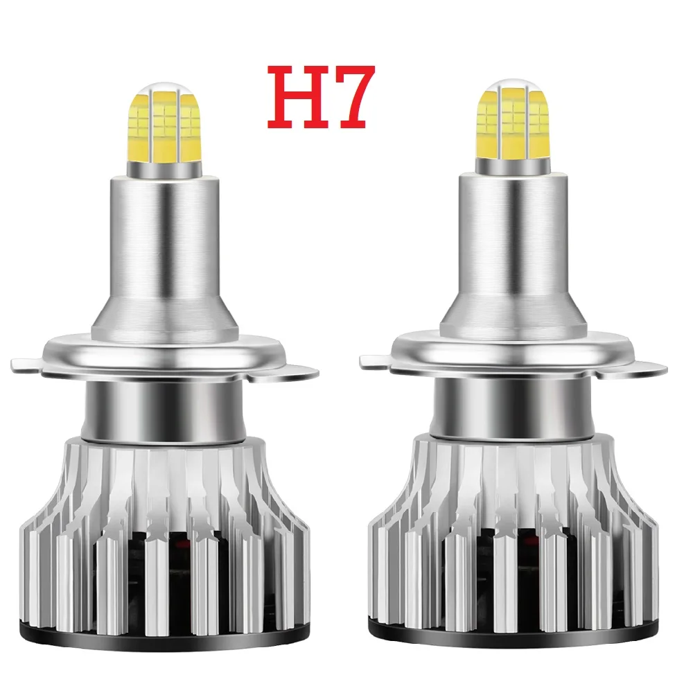 2 шт. H1 H7 H8/9/11 лет 9005/HB3 9006/HB4 H4/HB2/9003 3D 8 граней светодиодный фар автомобиля 6500K 12 V-24 V авто фары более 50, 000hrs - Испускаемый цвет: 2pcs G6 H7