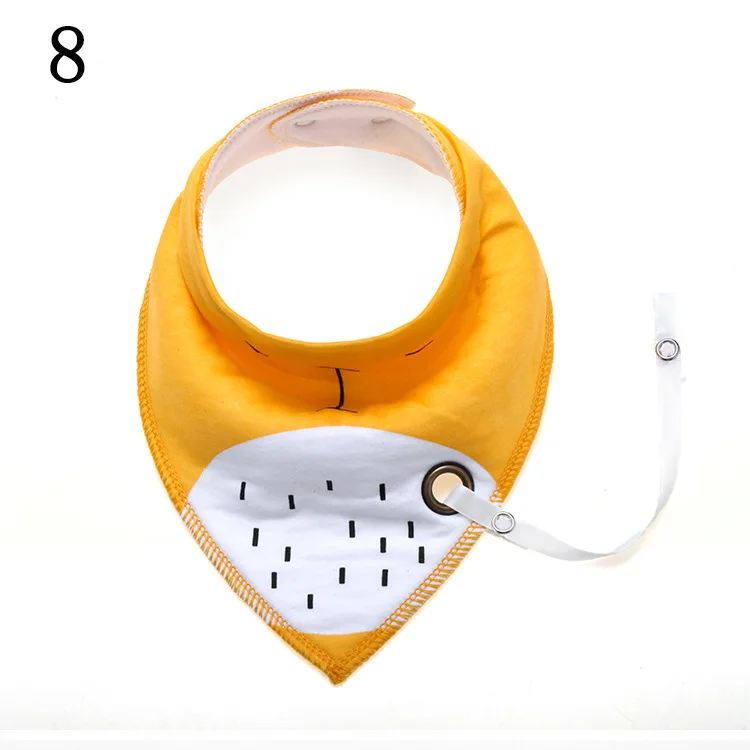 

New Style Europe And America INS Fork Triangular Baby Bib Cotton Perforated Waterproof Hot Selling Bib