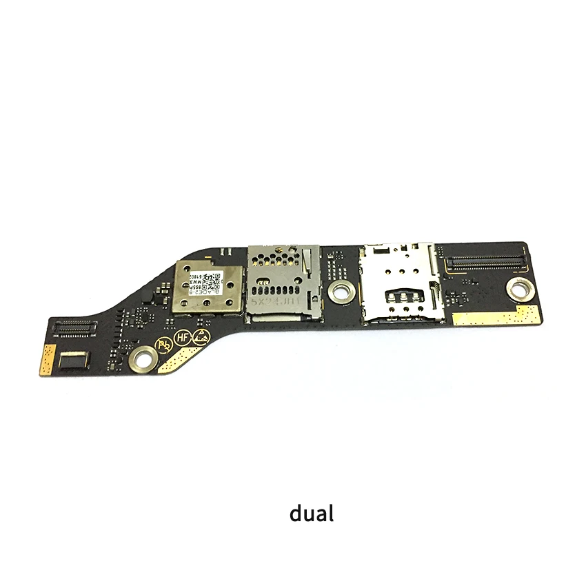 For Lenovo Yoga Tab2 1050 1050F 1050LC 1051F Sim Card Reader Tray Micro SD Memory Holder Slot Flex Cable Repair Parts | Мобильные