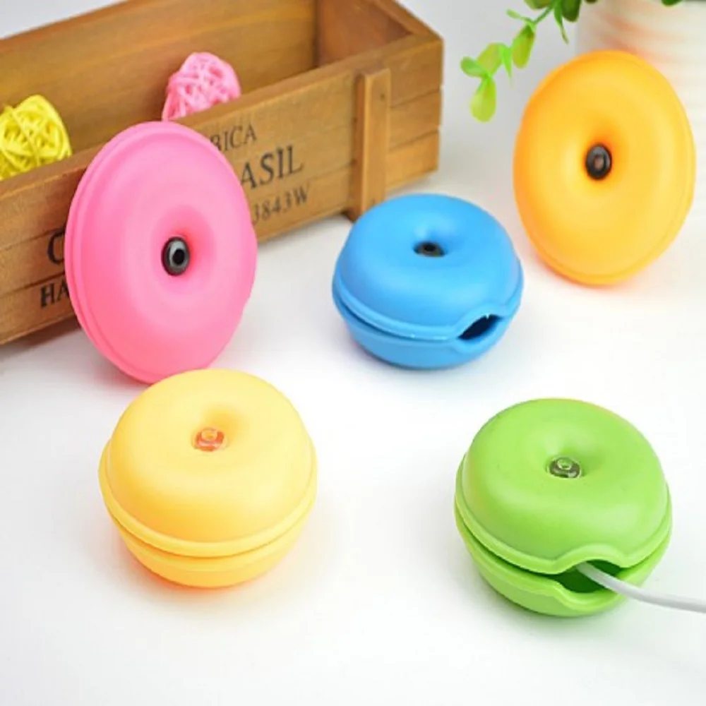 6 цветов органайзер для кабеля Smart Turtle wrap Wire Winder наушники держатель