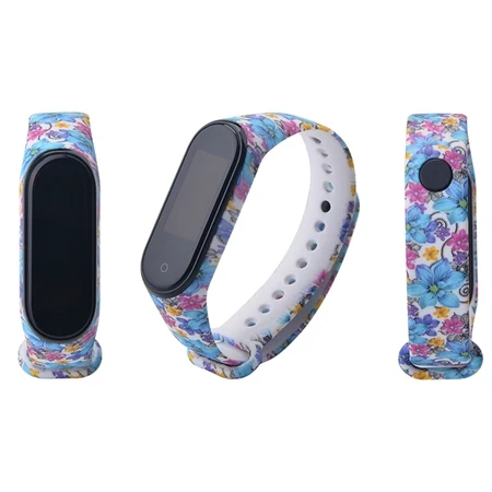 Dream 2 Mi band 3 4 ремешок Камуфляжный силиконовый универсальный ремешок для Xiaomi mi Band 4 3 band 4 Band 3 браслет с мультяшным принтом из ТПУ - Цвет: Dream 2
