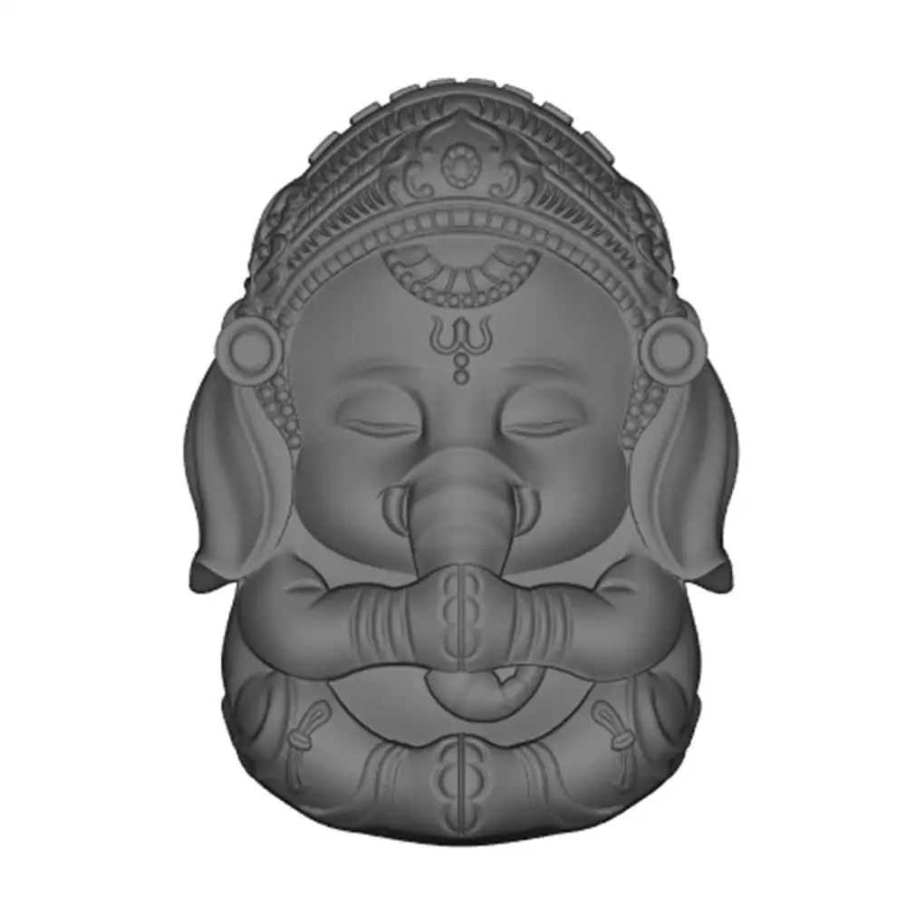 Silicone Mold Silicone Candle Mold Silicone Candle Molds Candle Mold 3D Ganesh Soap Candle Mold Mould Ganesha Silicone Mold Candle Decorating Resin Epoxy Crafts Gyspum Statue Molds