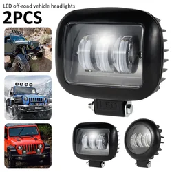 30w conduziu a luz do trabalho do caminhão do carro do farol para fora estrada da motocicleta luzes de condução de trabalho do automóvel iluminação de backup 2400lm farol
