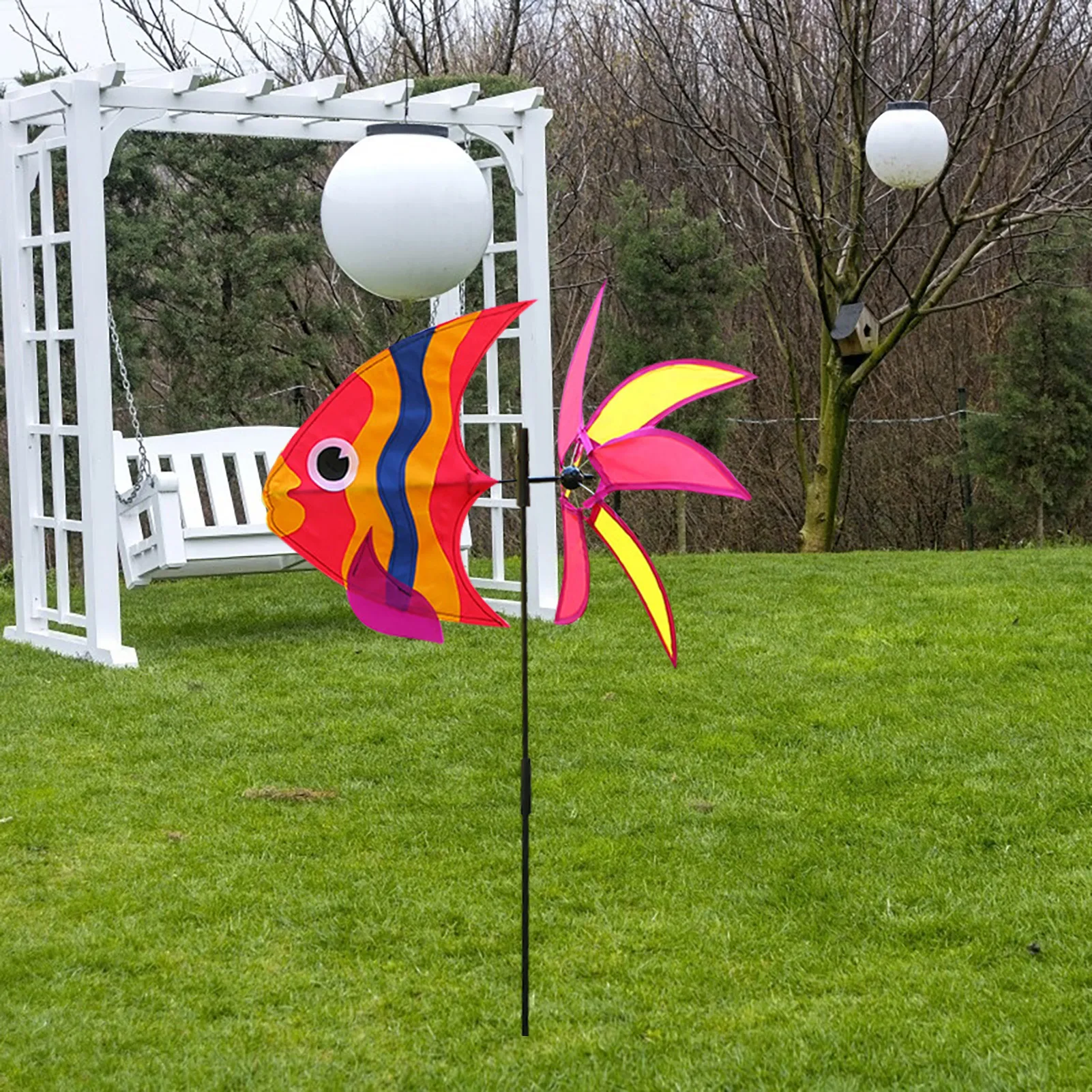 Xiayizhan Garden Pinwheels Wind Spinner Animal Windmill Spinning Pole for Yard Art or Garden Decoration 