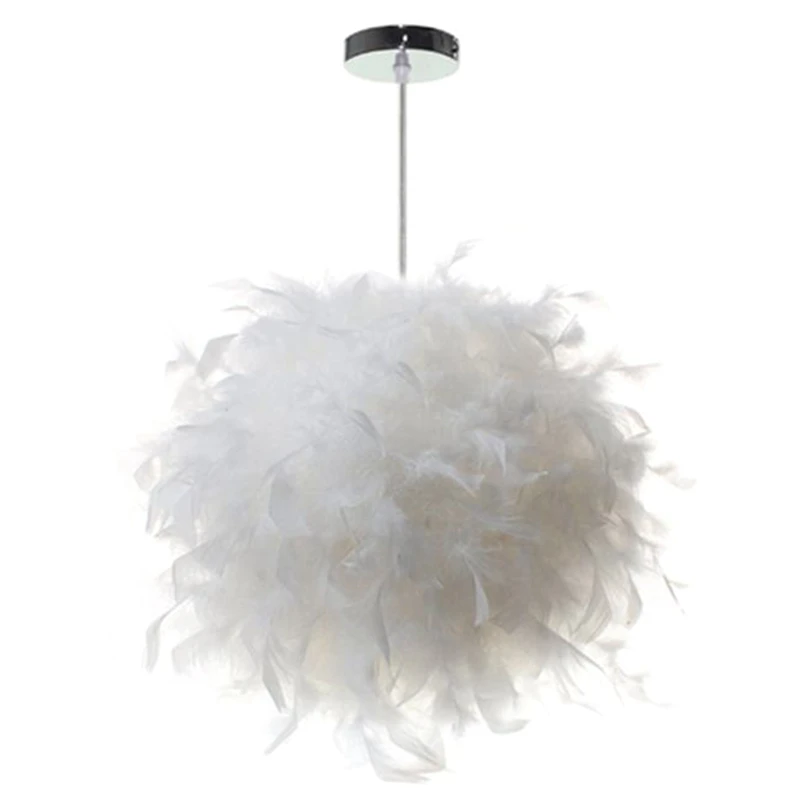 

White Fabric Ac220V Bedroom Personality Fashion Simple Badminton Lighting Chandelier