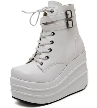 

The new style is versatile with big head performance boots with platform shoes