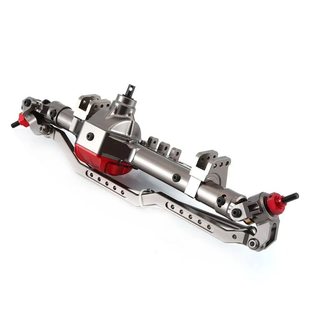1/10 RC автомобиль из алюминиевого сплава передний мост Рейф ЧПУ обработанный для 1:10 Rc Гусеничный Рейф осевой грузовик RC части и аксессуары