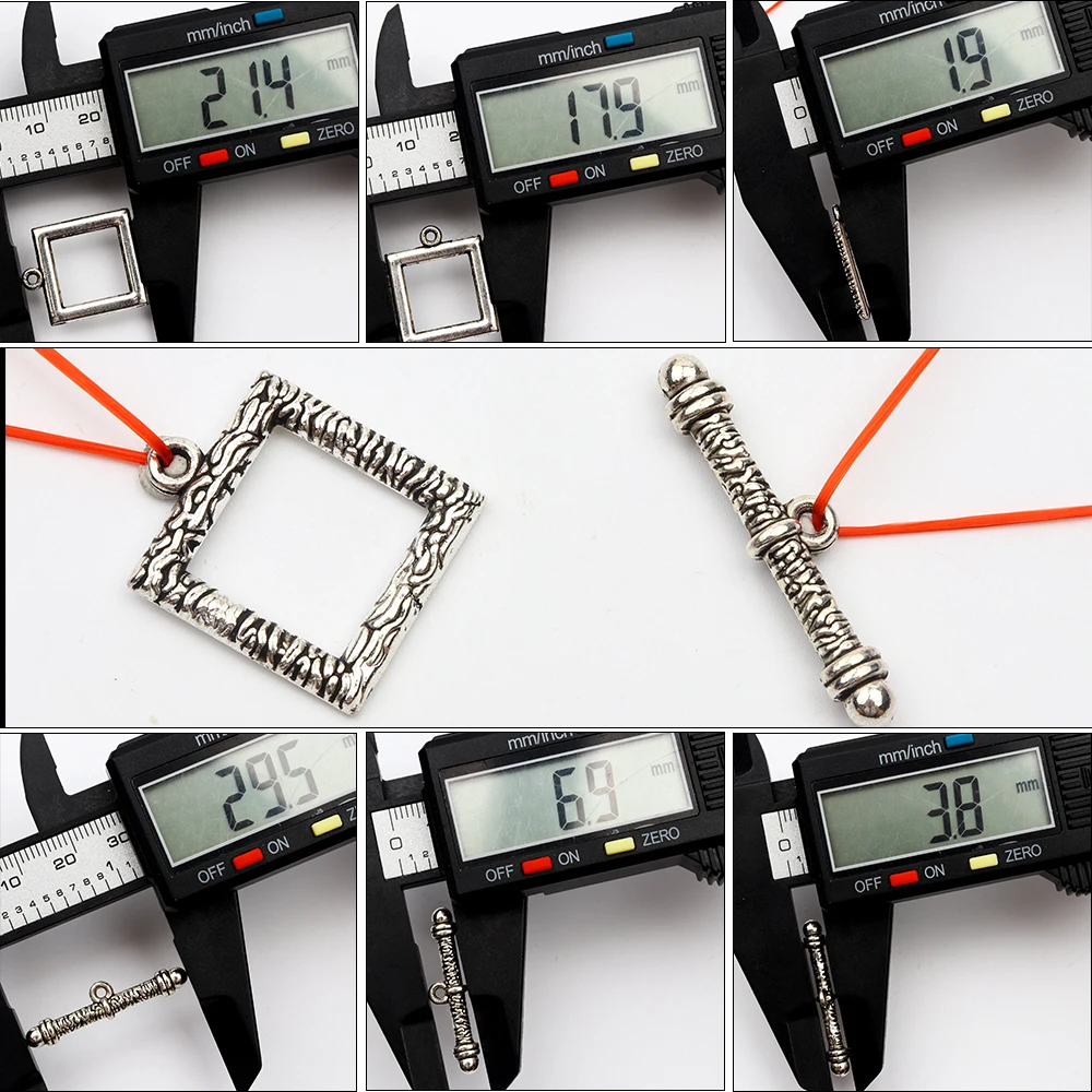 18 Arten gemischter Antik-Silber-Metallarmband-Verbindungs-Haken-OT-Verschlüsse für die Schmuckherstellung, DIY-Zubehör, Großhandelslieferung – Detail 30