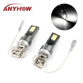 

2pcs H1 H3 Led H4 H7 H11 9005 HB3 9006 HB4 Car CSP LED Fog Headlight Bulbs 20000LM 6000K White Auto Fog Lamp Day Running Light