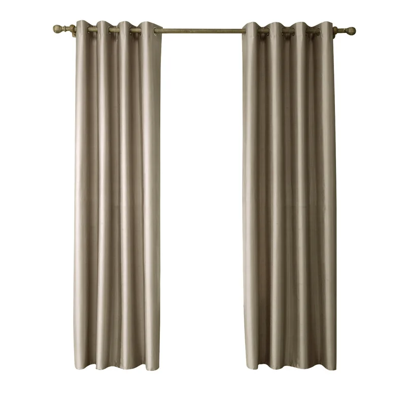 [Babe] Manufacturers Direct Selling Foreign Trade Bedroom Shade Curtain Pure Plain Color fang shuang gong Curtain(Single