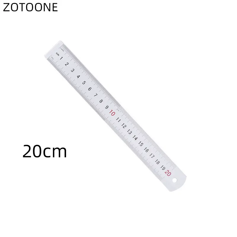 A20cm ZOTOONE размеры Великобритании, США, Канады аксессуары для вязания Иглы Калибр дюймов швейная Линейка Инструмент см 2-10 мм Размер измерения швейные инструменты G - Цвет: A20cm