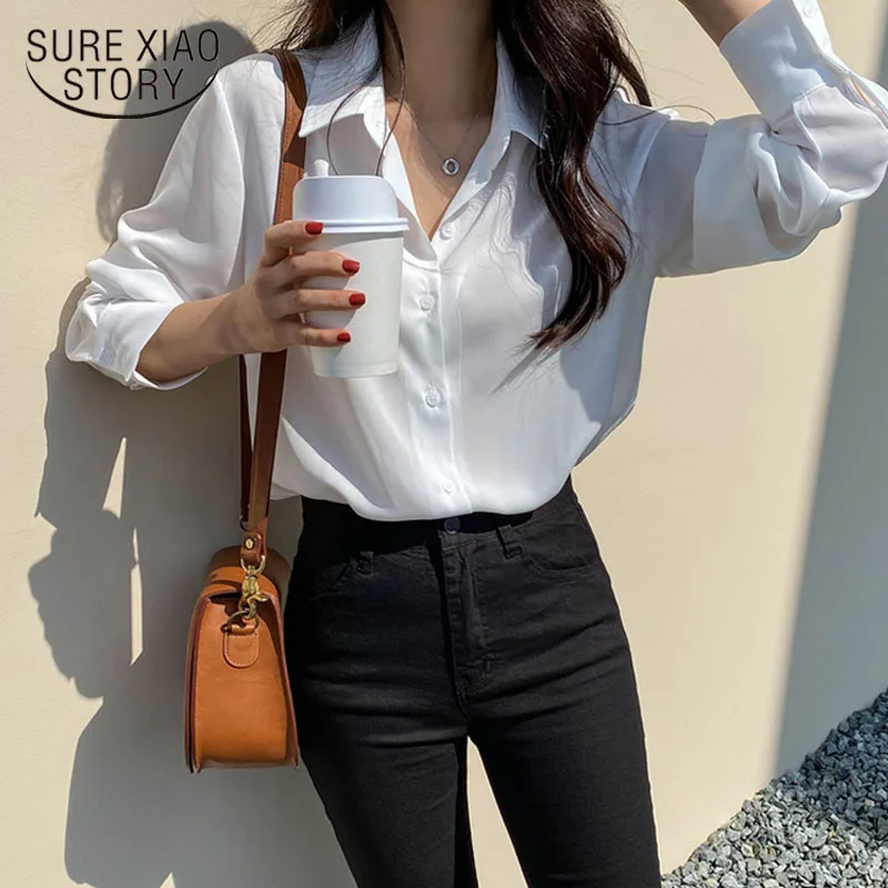 2021 Spring Fashion Women Tops Blouse 