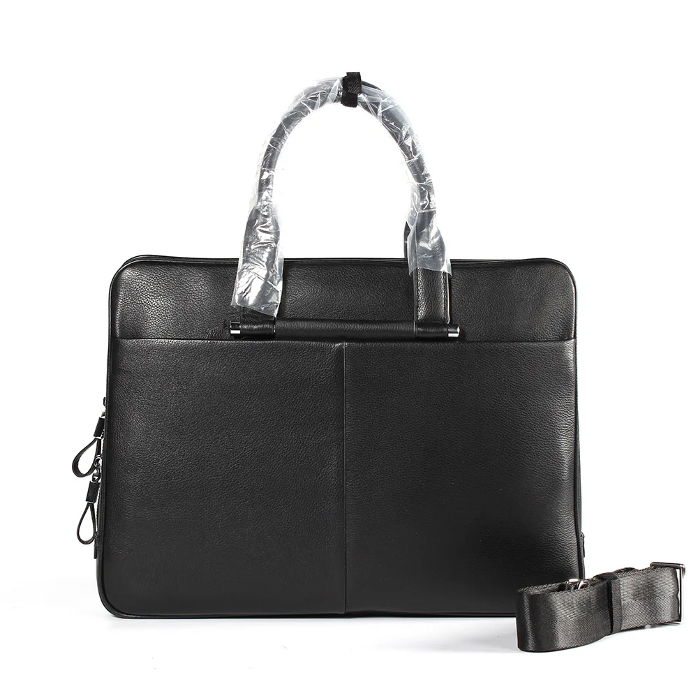 

Men's Business Tote Leather Briefcase Men