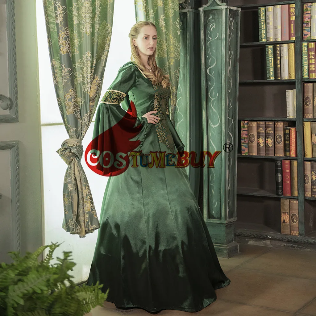 Costumebuy женский средневековый Готический викторианский винтажный костюм платье с капюшоном платье принцессы для костюмированной вечеринки на заказ