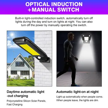 

210 LED Solar Power Sensor Motion Light Garden Flood Lamp Security Wall Lamps solar LED light solar lamp yard garden light