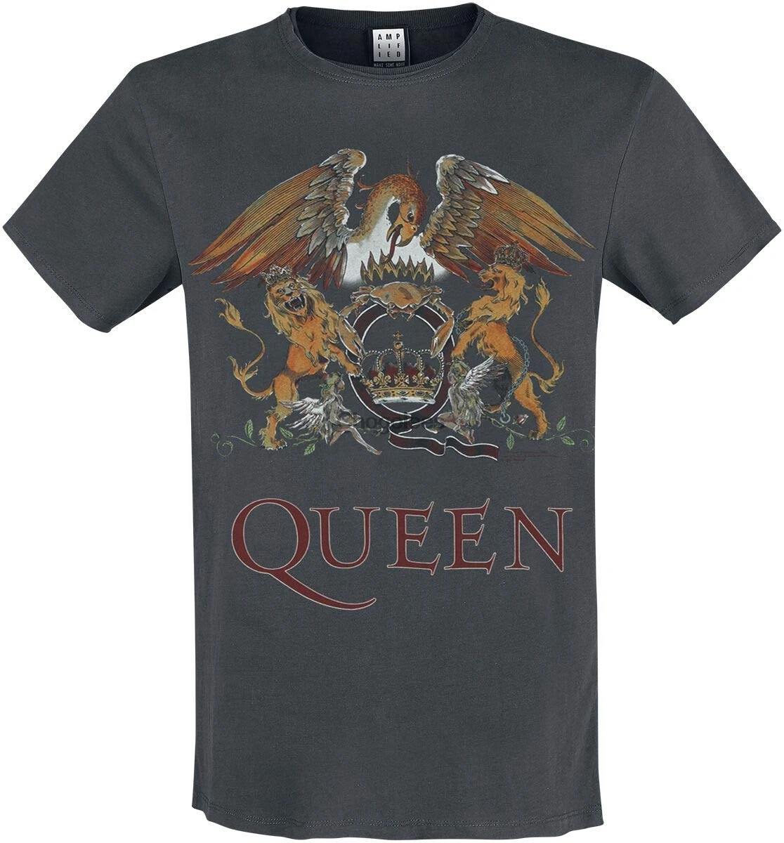 Усиленная футболка унисекс для взрослых Royal Crest Queen | Мужская одежда