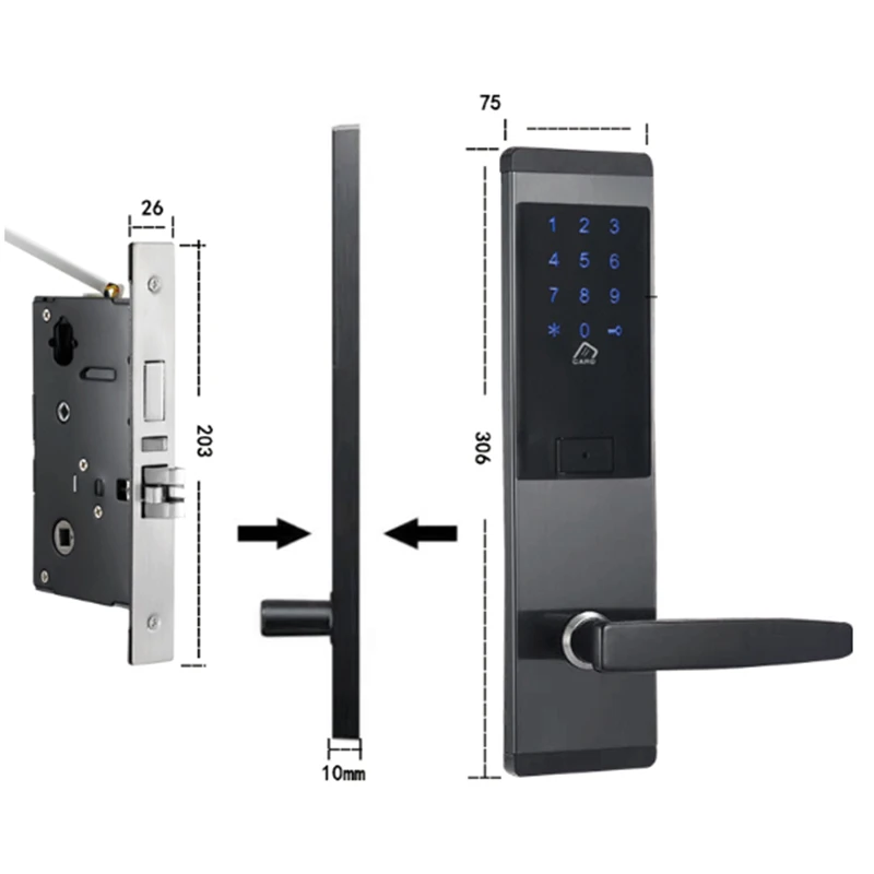 MOOL TTlock, приложение для безопасности, умный дверной замок, электронный дверной замок, wifi, умный пресс-экран, замок, цифровой код, клавиатура, заглушка для дома