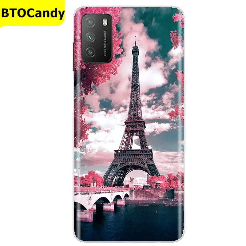 pouch mobile For POCO M3 Case Soft Silicone Back Phone Case for Xiaomi Poco M3 Pro 5G Back Cover Soft TPU Coque for POCO M 3 M3 Silicone Case best iphone wallet case Cases & Covers